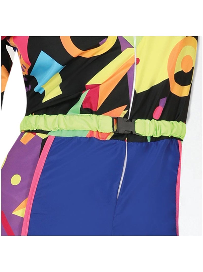 Costume da sciatore anni '80 Multicolore - Kiabi