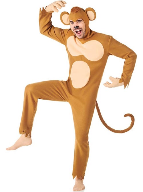 Costume da scimmia cappuccina allegra per adulto - Kiabi