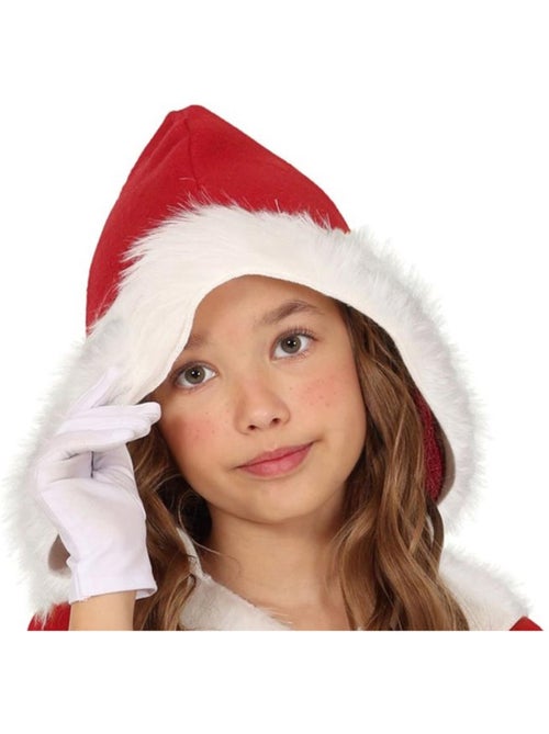 Costume da signora Claus con abito con cappuccio - Kiabi