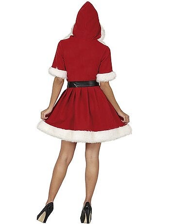 Costume da Signora Claus con cappuccio