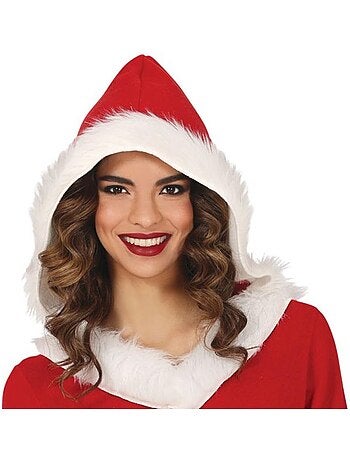 Costume da Signora Claus con cappuccio