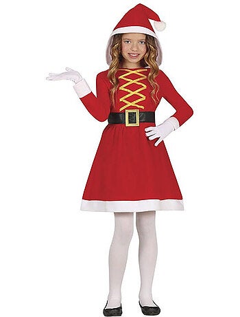 Costume da Signora Claus con cappuccio