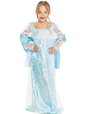 Costume da signora inglese azzurro chiaro