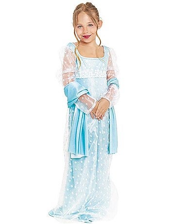 Costume da signora inglese azzurro chiaro