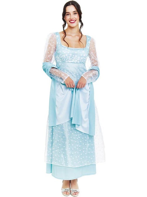 Costume da signora inglese azzurro chiaro - Kiabi