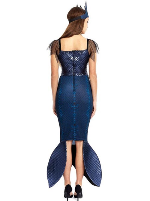 Costume da sirena malvagia con corona - Kiabi