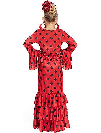 Costume da Sivigliana tradizionale a pois