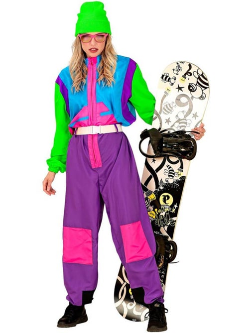Costume da snowboarder fluorescente - Kiabi