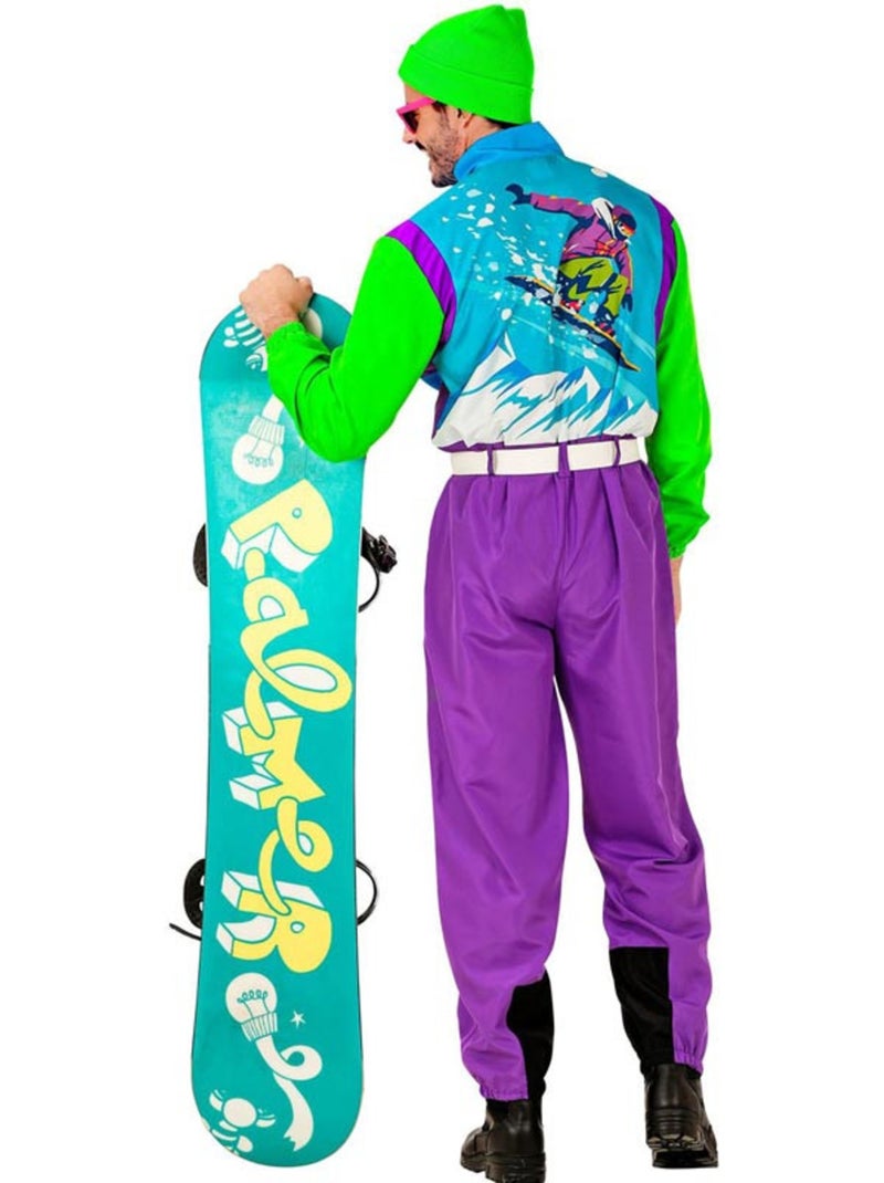 Costume da snowboarder fluorescente Multicolore - Kiabi