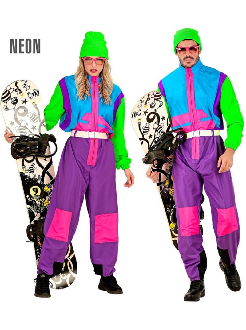 Costume da snowboarder fluorescente Multicolore - Kiabi