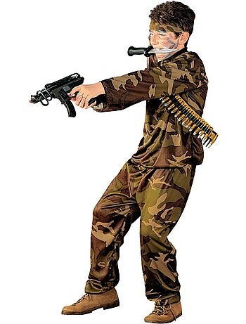Costume da soldato mimetico