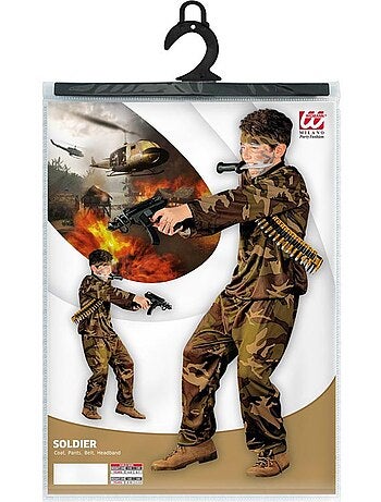 Costume da soldato mimetico