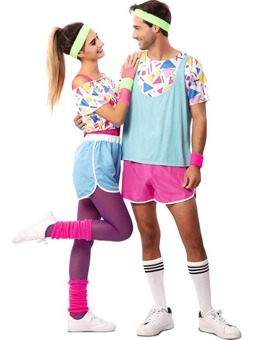 Costume da sportiva anni 80 con polsini da donna - Kiabi