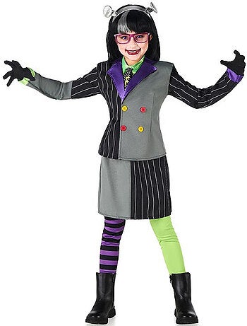 Costume da sposa di frankenstein con completo a righe