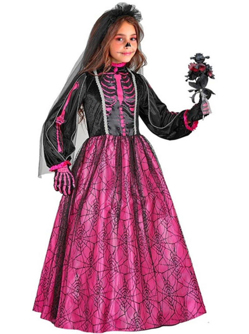 Costume da sposa scheletro fucsia Multicolore - Kiabi