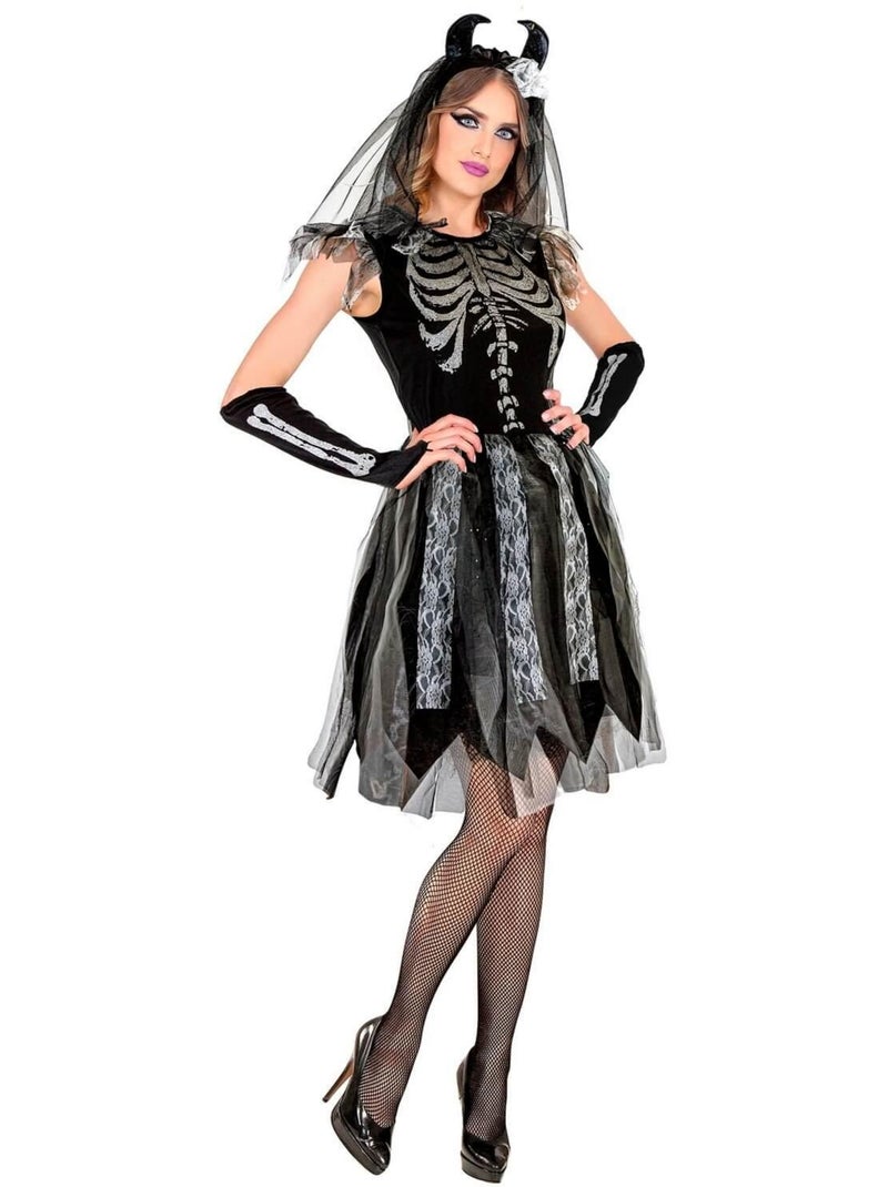 Costume da sposa scheletro Multicolore - Kiabi