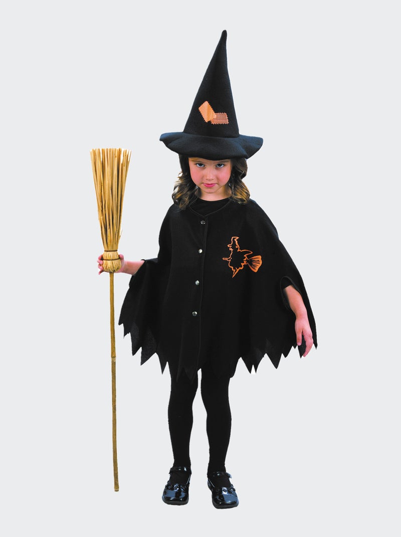 Costume da strega + cappello NERO - Kiabi