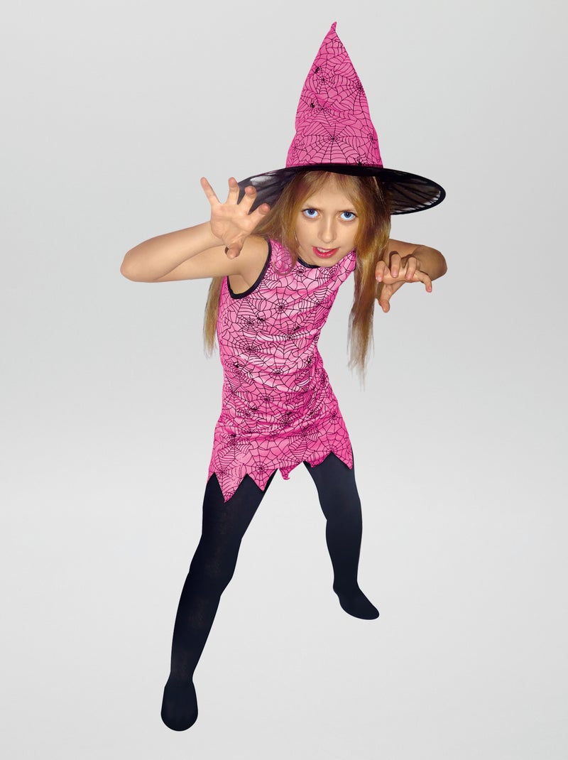 Costume da strega + cappello ROSA - Kiabi