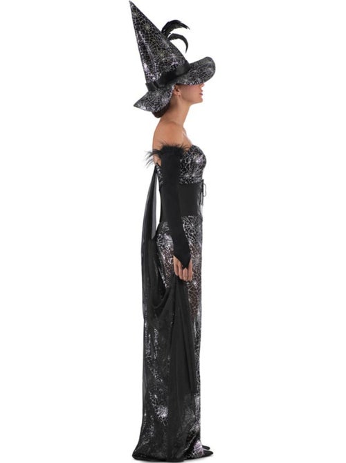 Costume da strega civettuola con ragnatela - Kiabi