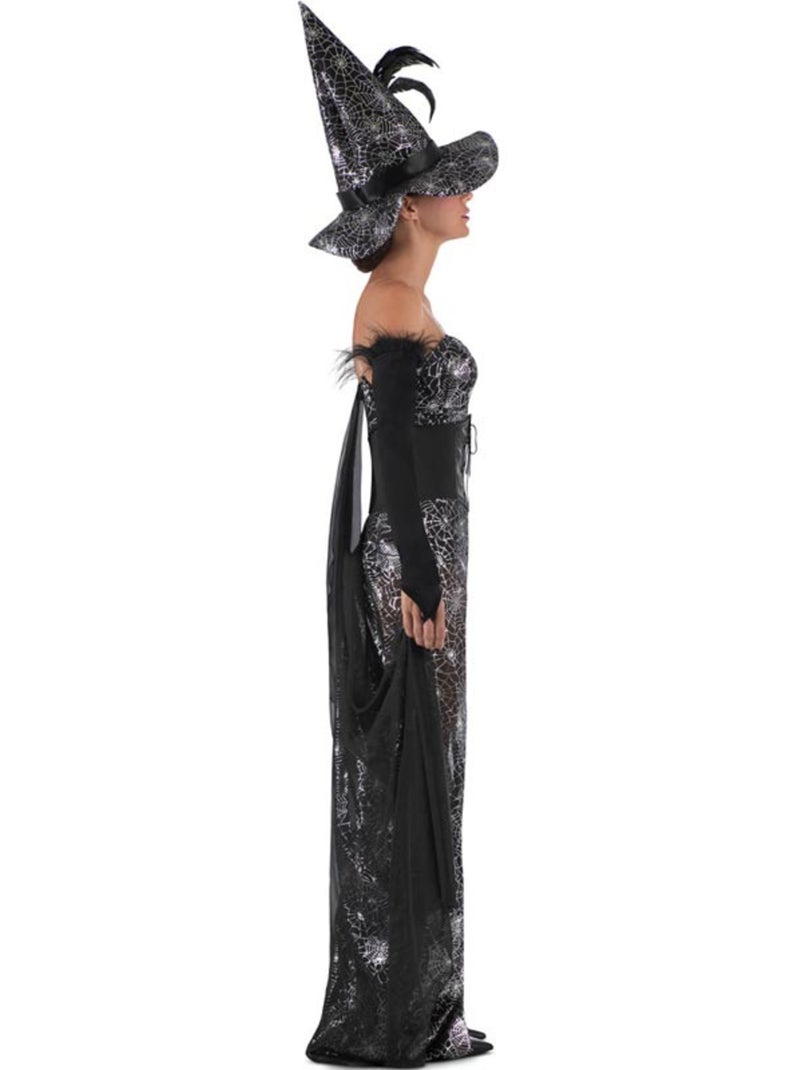 Costume da strega civettuola con ragnatela Multicolore - Kiabi