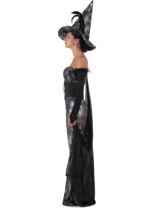 Costume da strega civettuola con ragnatela - Kiabi