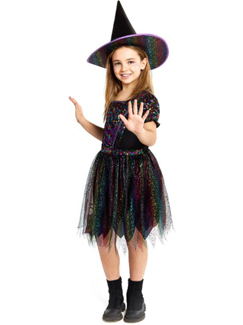 Costume da strega con paillettes Multicolore - Kiabi