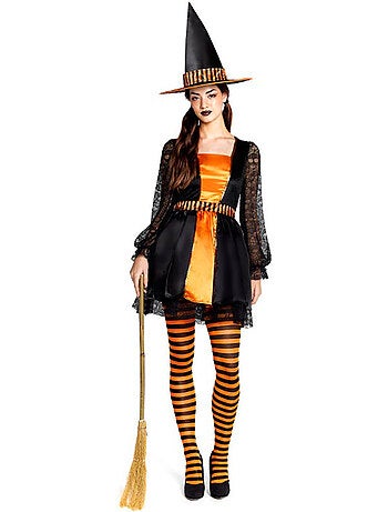 Costume da strega con pizzo