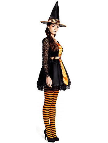 Costume da strega con pizzo