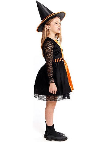 Costume da strega con pizzo