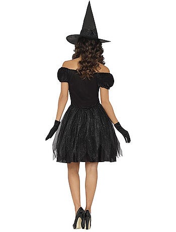 Costume da strega con ragnatela