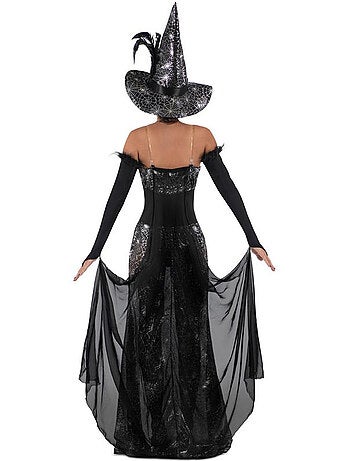 Costume da strega con ragnatela