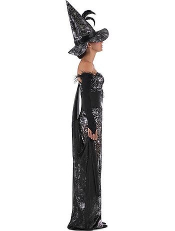 Costume da strega con ragnatela