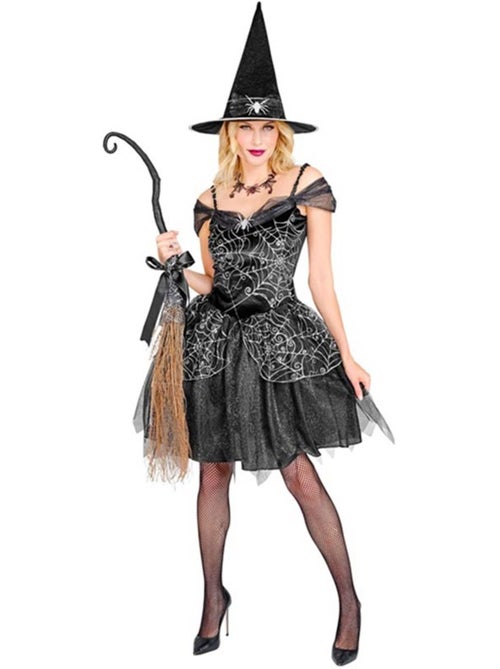 Costume da strega con ragnatela - Kiabi