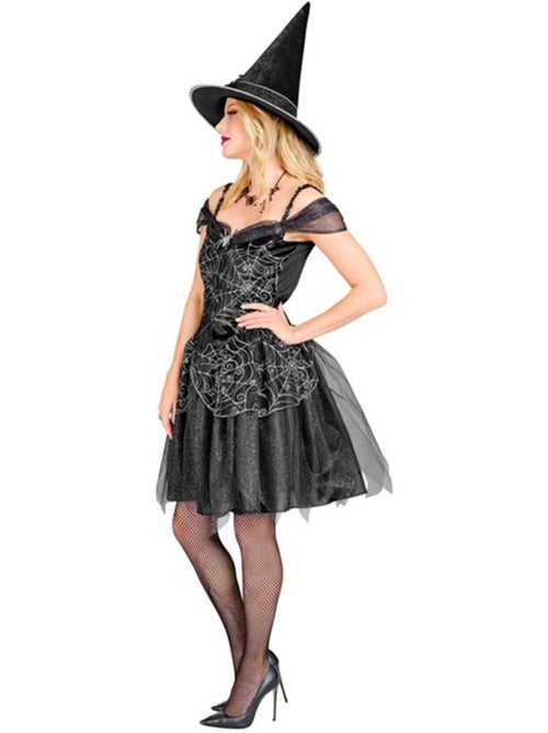 Costume da strega con ragnatela - Kiabi