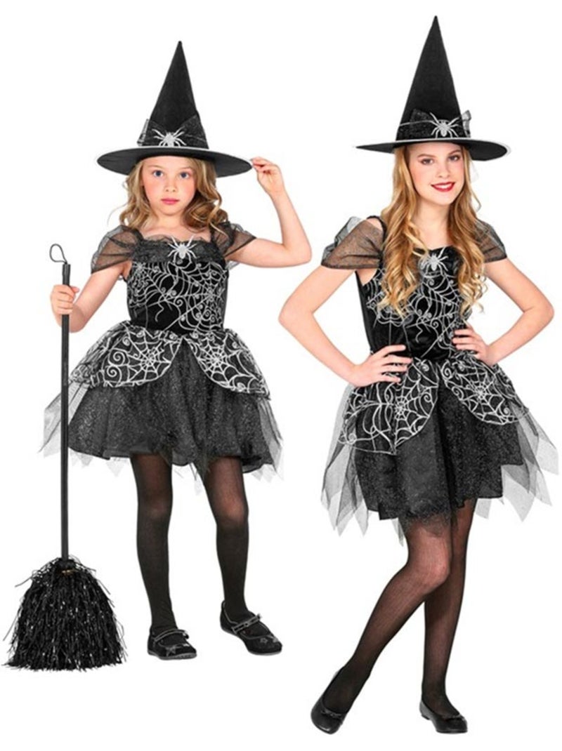 Costume da strega con ragnatela Multicolore - Kiabi