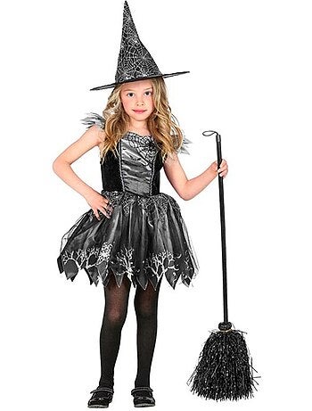 Costume da strega con ragnatela