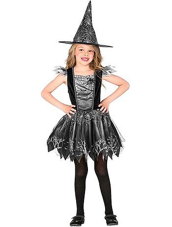 Costume da strega con ragnatela