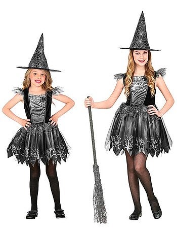 Costume da strega con ragnatela