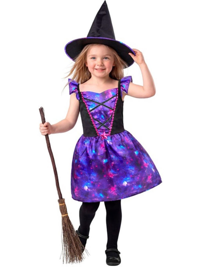 Costume da strega della galassia Multicolore - Kiabi