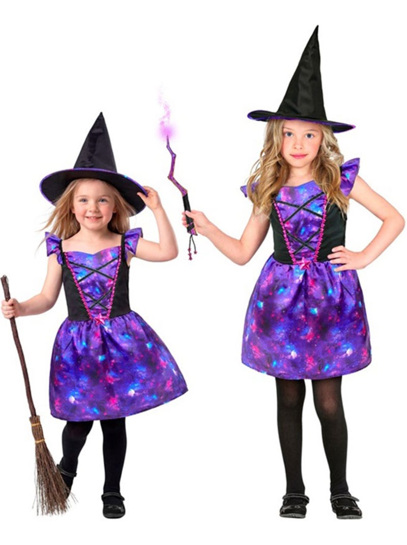 Costume da strega della galassia Multicolore - Kiabi