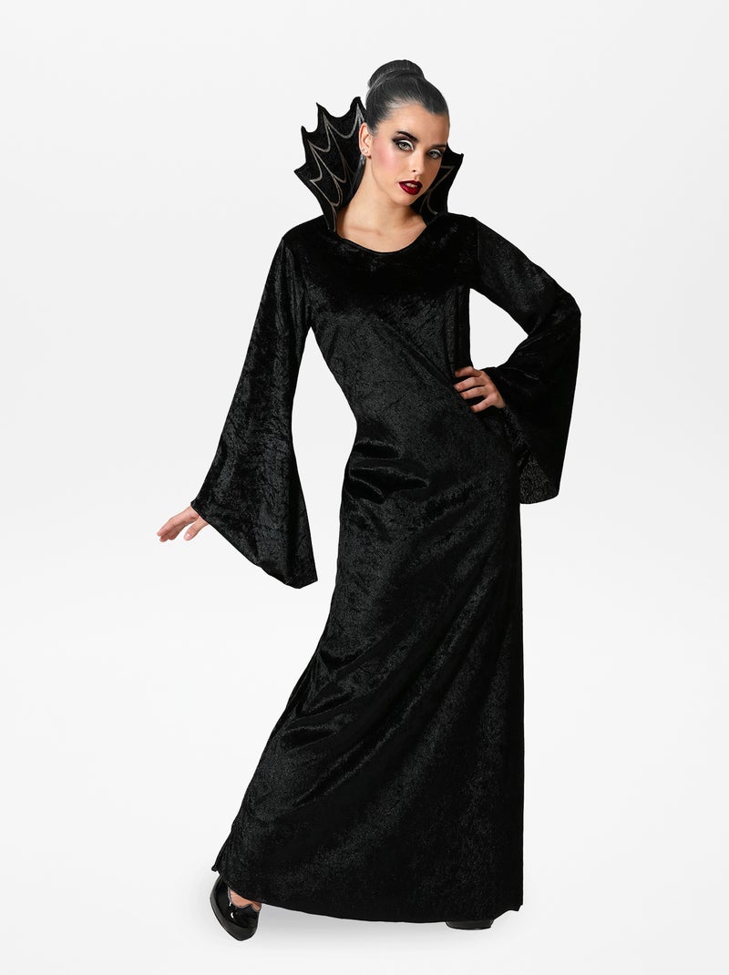 Costume da 'strega' in velluto NERO - Kiabi
