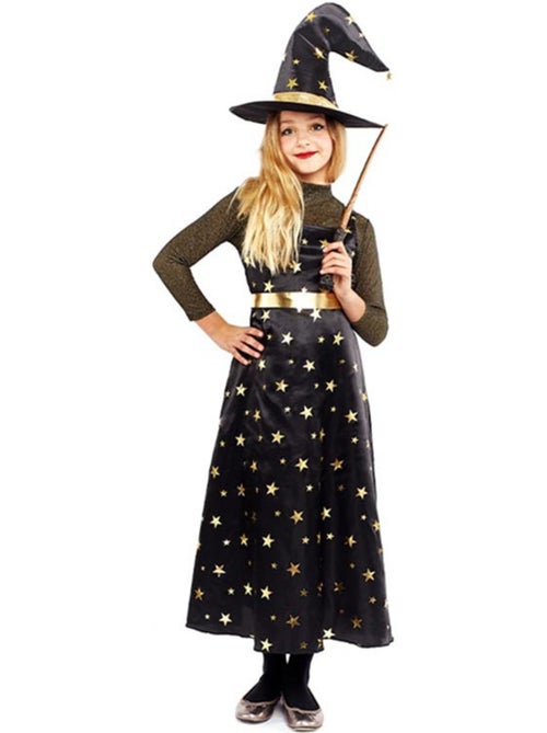 Costume da strega stellare con cappello - Kiabi
