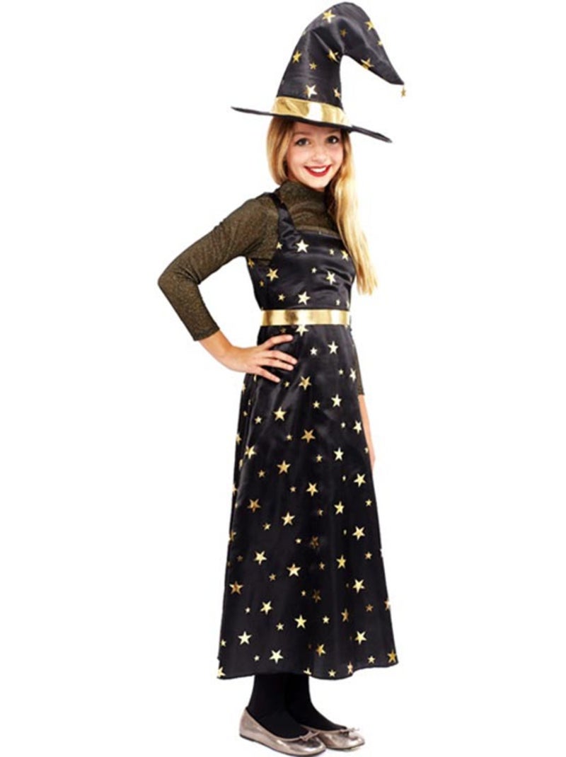 Costume da strega stellare con cappello Multicolore - Kiabi