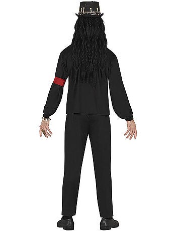 Costume da stregone voodoo con teschio