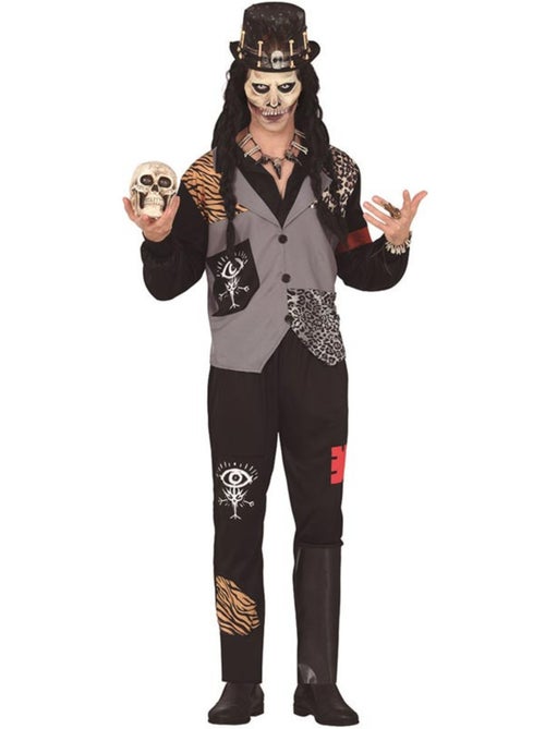 Costume da stregone voodoo con teschio - Kiabi