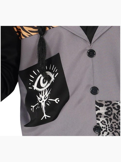 Costume da stregone voodoo con teschio - Kiabi