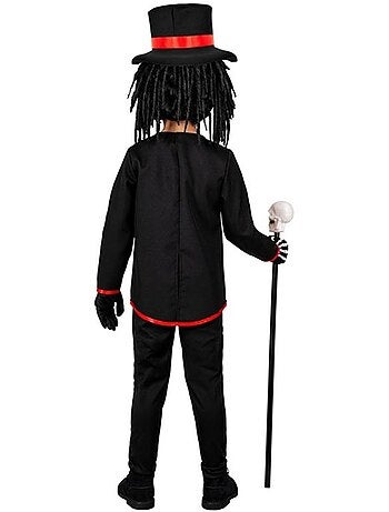 Costume da stregone voodoo scheletro