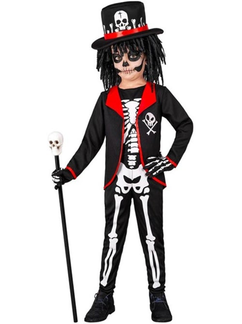 Costume da stregone voodoo scheletro - Kiabi