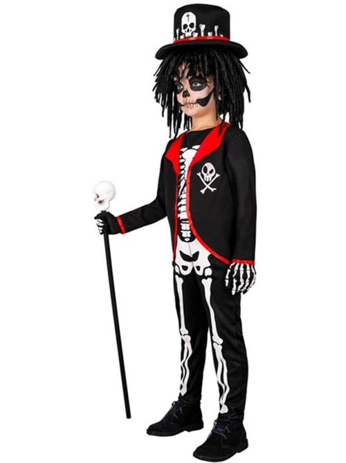 Costume da stregone voodoo scheletro - Kiabi