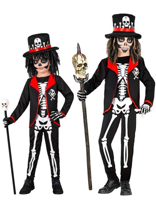 Costume da stregone voodoo scheletro - Kiabi
